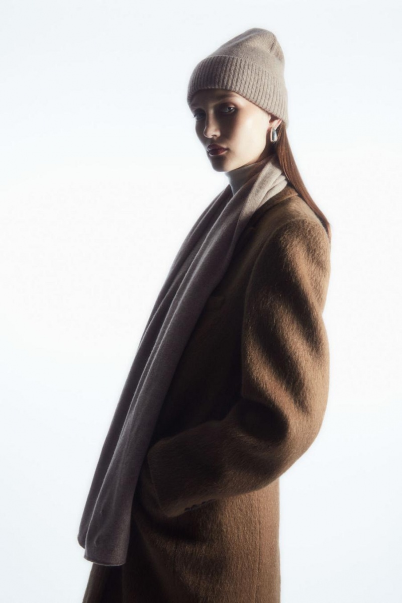 COS Pure Cashmere Sál Női Bézs | PKW-203851