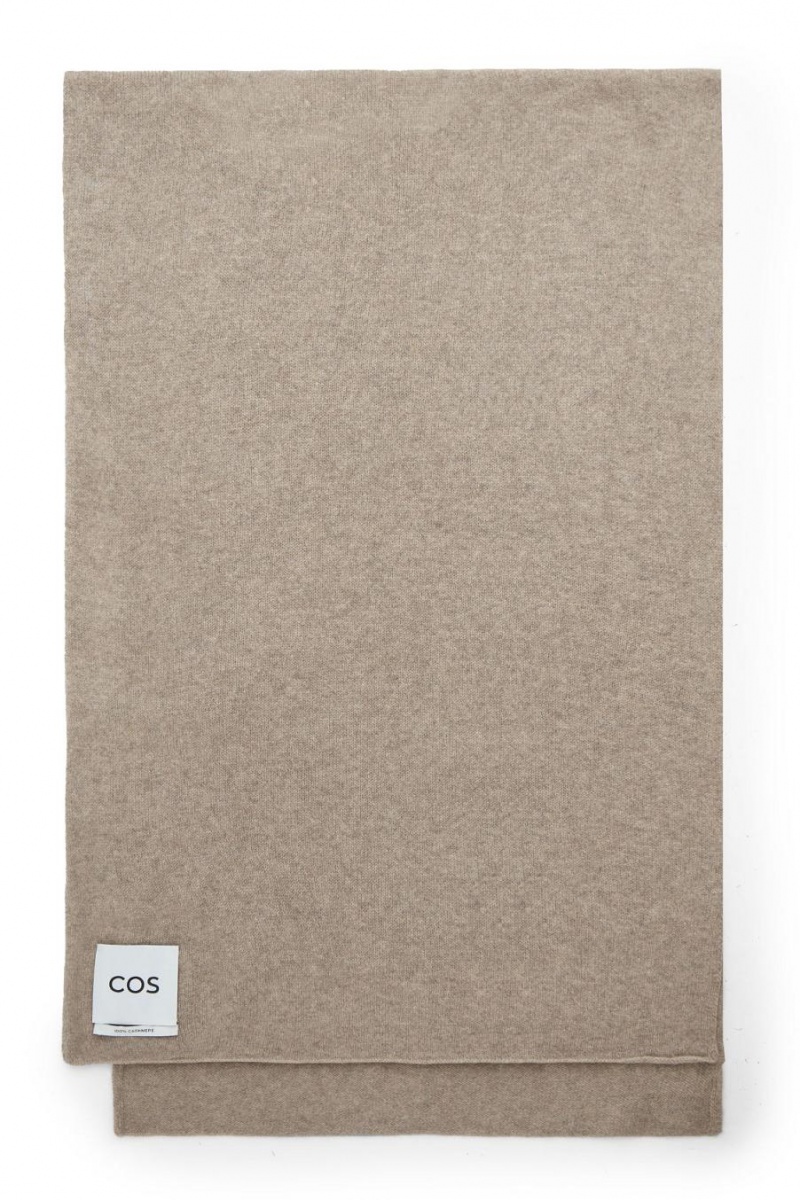 COS Pure Cashmere Sál Női Bézs | PKW-203851