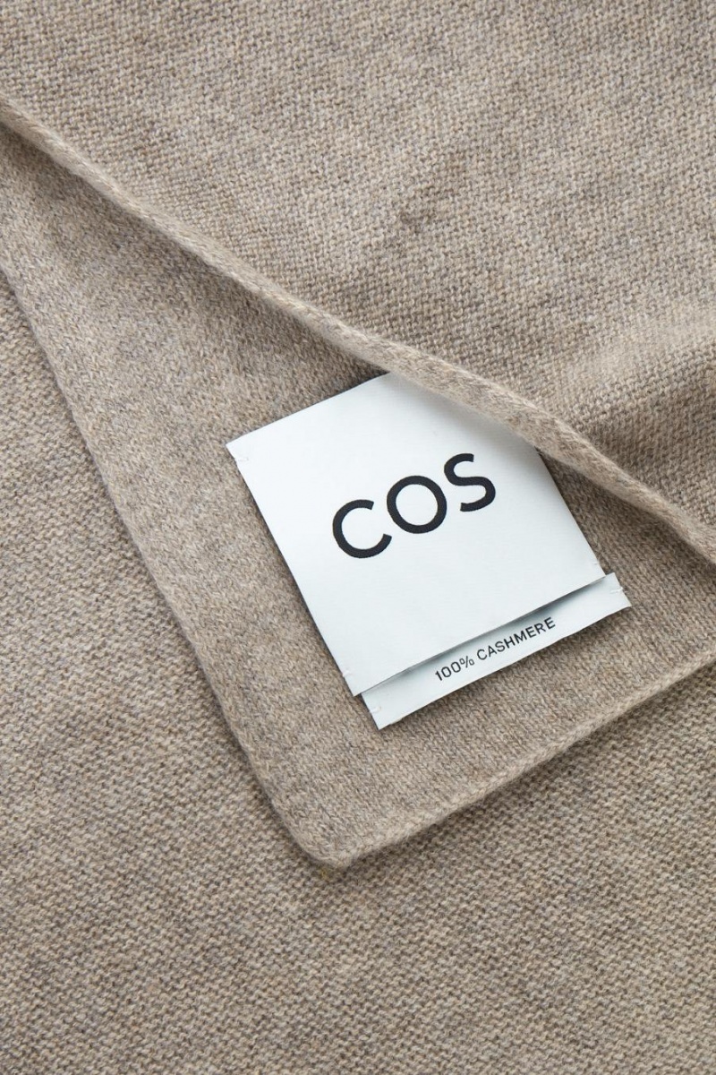 COS Pure Cashmere Sál Női Bézs | PKW-203851