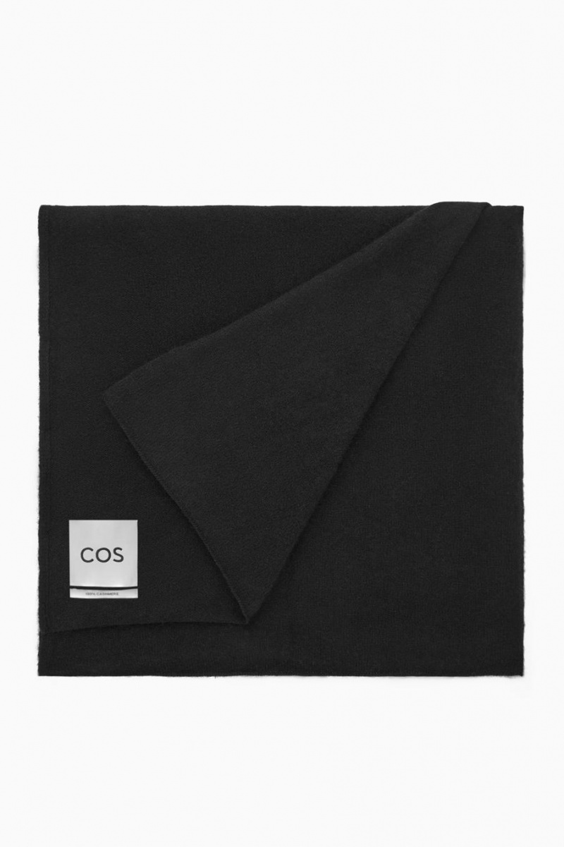 COS Pure Cashmere Sál Női Fekete | ZGR-301897