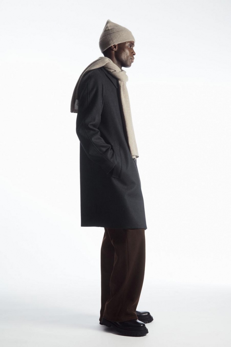 COS Pure Cashmere Télisapka Férfi Bézs | LUZ-847203