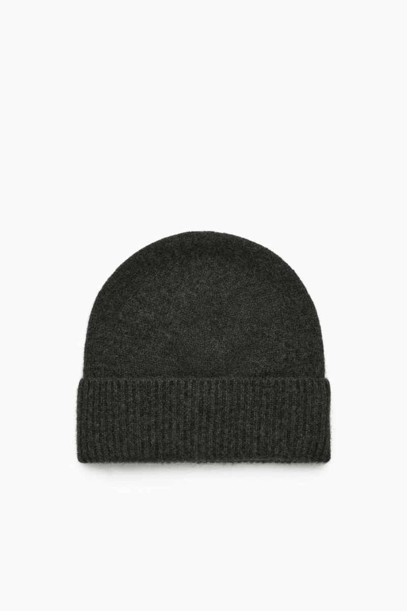 COS Pure Cashmere Télisapka Férfi Sötétszürke | TFL-346027