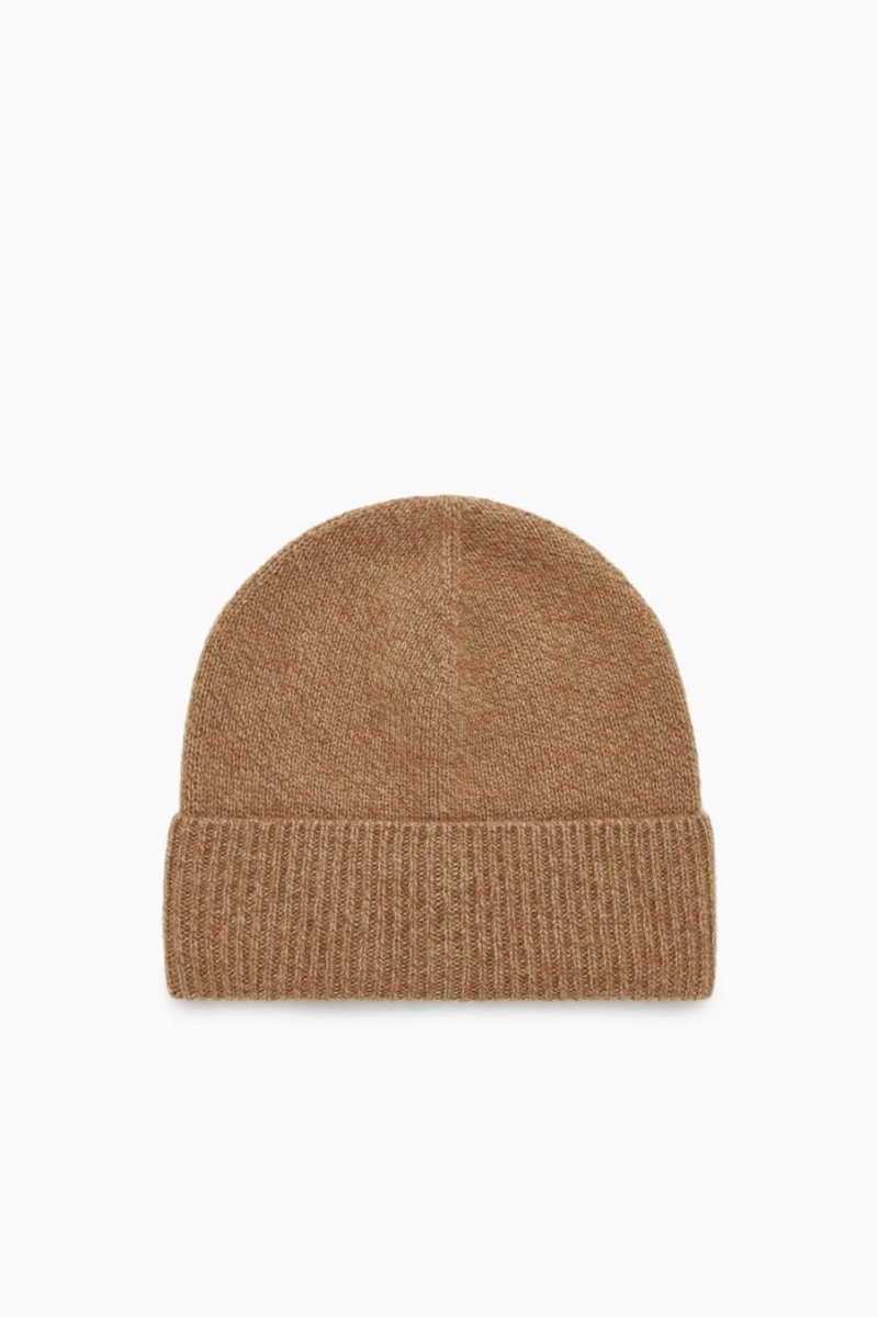 COS Pure Cashmere Télisapka Női Bézs | ZEM-458392