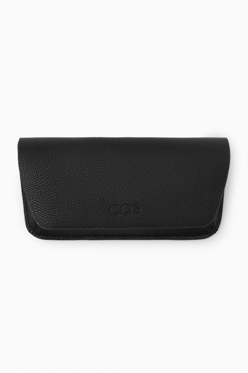 COS Rectangle-frame Acetate Napszemüvegek Férfi Kék | KSQ-253401