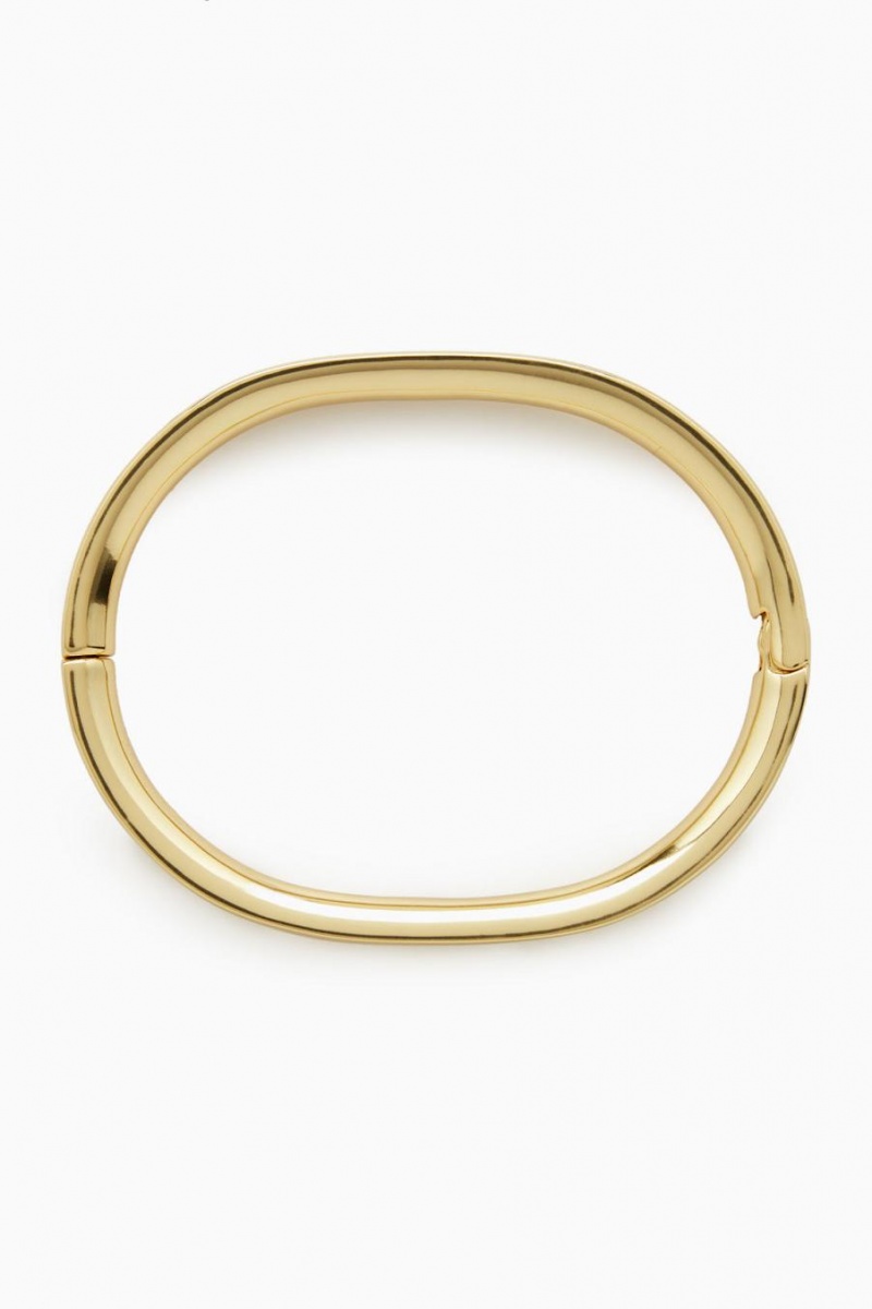 COS Recycled Brass Hinged Merev Karperec Női Arany | EYC-350192