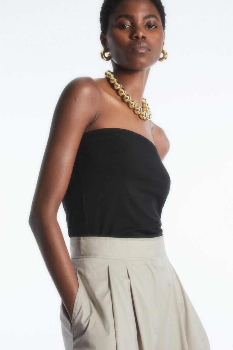COS Redőzött Tailored Culottes Nadrág Női Szürke | LJB-362594