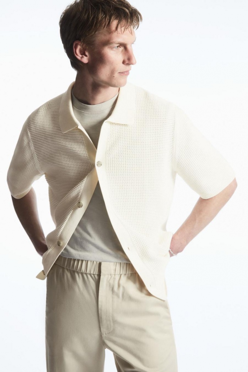 COS Regular-fit Tapered Nadrág Férfi Bézs | DKN-478523