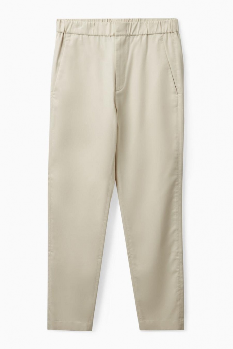 COS Regular-fit Tapered Nadrág Férfi Bézs | DKN-478523