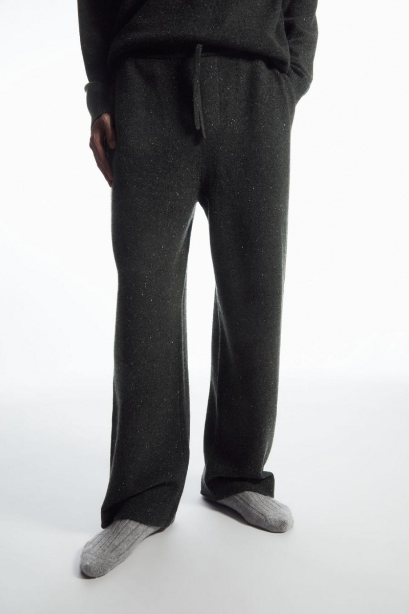 COS Relaxed Cashmere Nadrág Férfi Sötétszürke | DQZ-475013