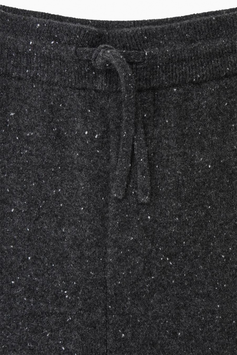 COS Relaxed Cashmere Nadrág Férfi Sötétszürke | DQZ-475013
