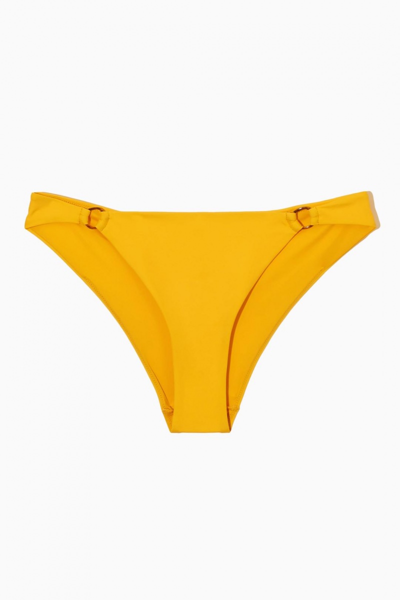 COS Ring-embellished Bikini Úszóruhák Női Sárga | QZU-382047