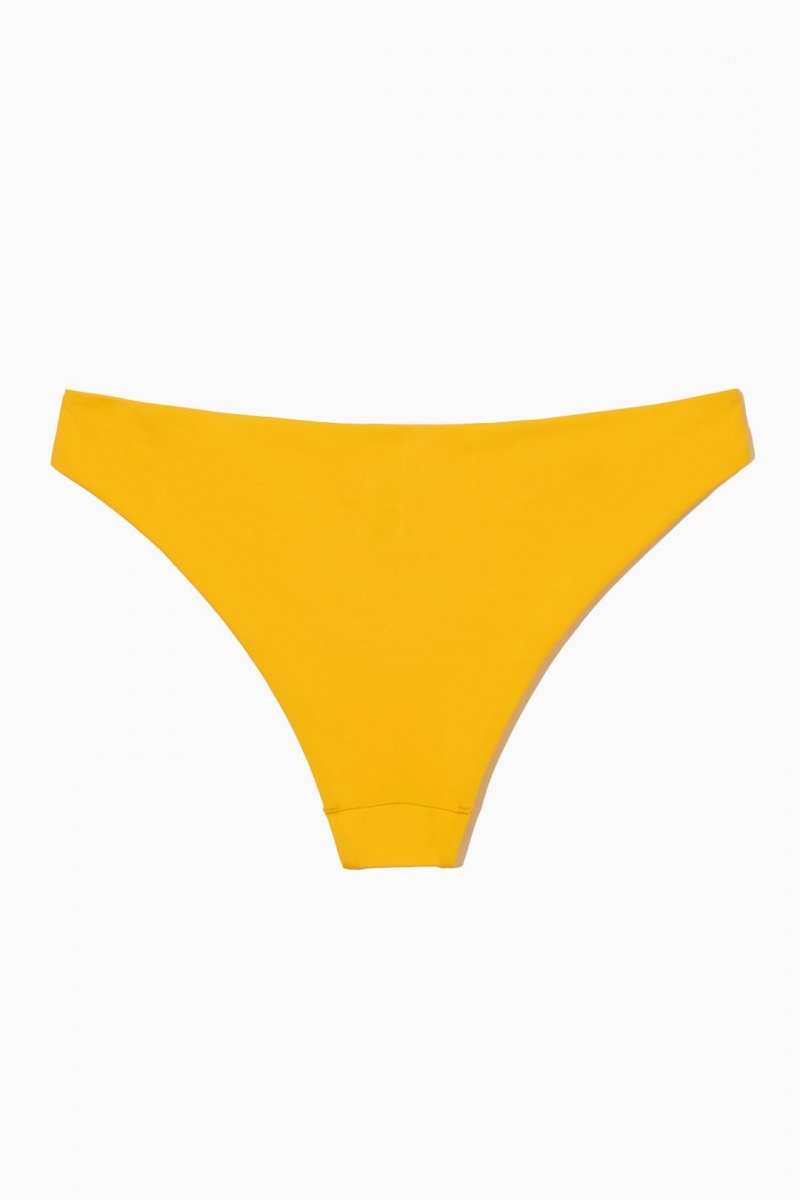 COS Ring-embellished Bikini Úszóruhák Női Sárga | QZU-382047