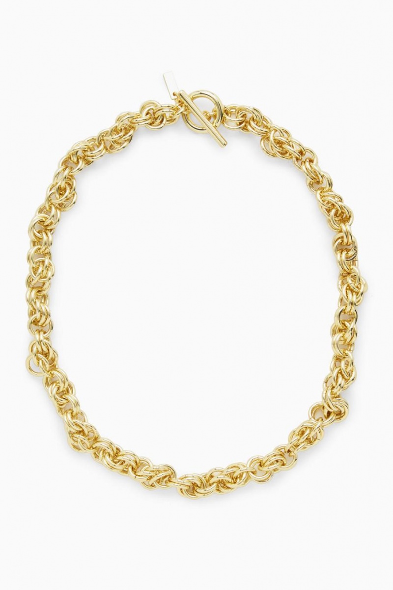 COS Rövid Rope Chain Nyaklánc Női Arany | XLD-902385