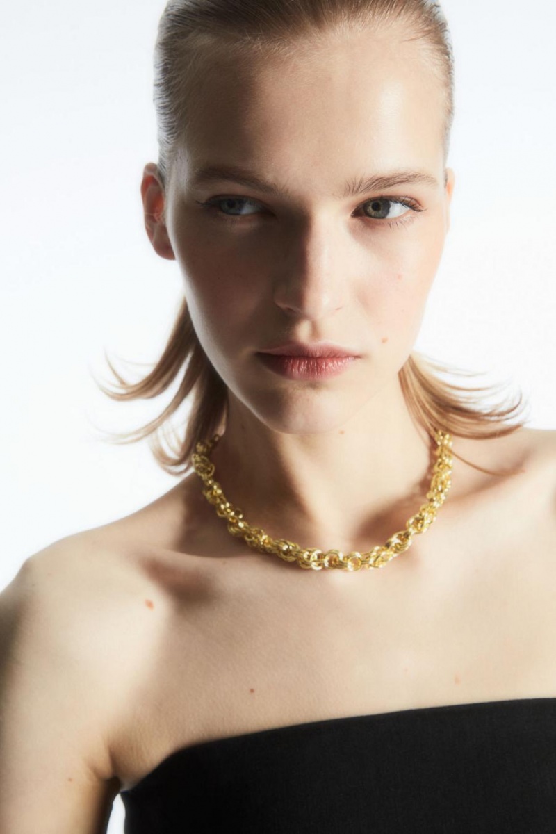 COS Rövid Rope Chain Nyaklánc Női Arany | XLD-902385