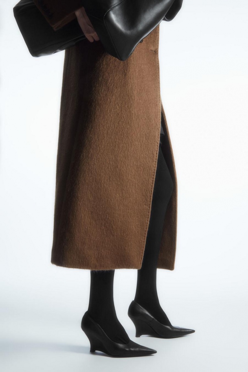COS Sheertex Semi-opaque Harisnyanadrág Női Fekete | CWV-271054
