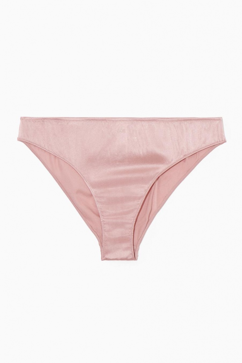 COS Silk-satin Rövidnadrágok Női Rózsaszín | UPA-185243