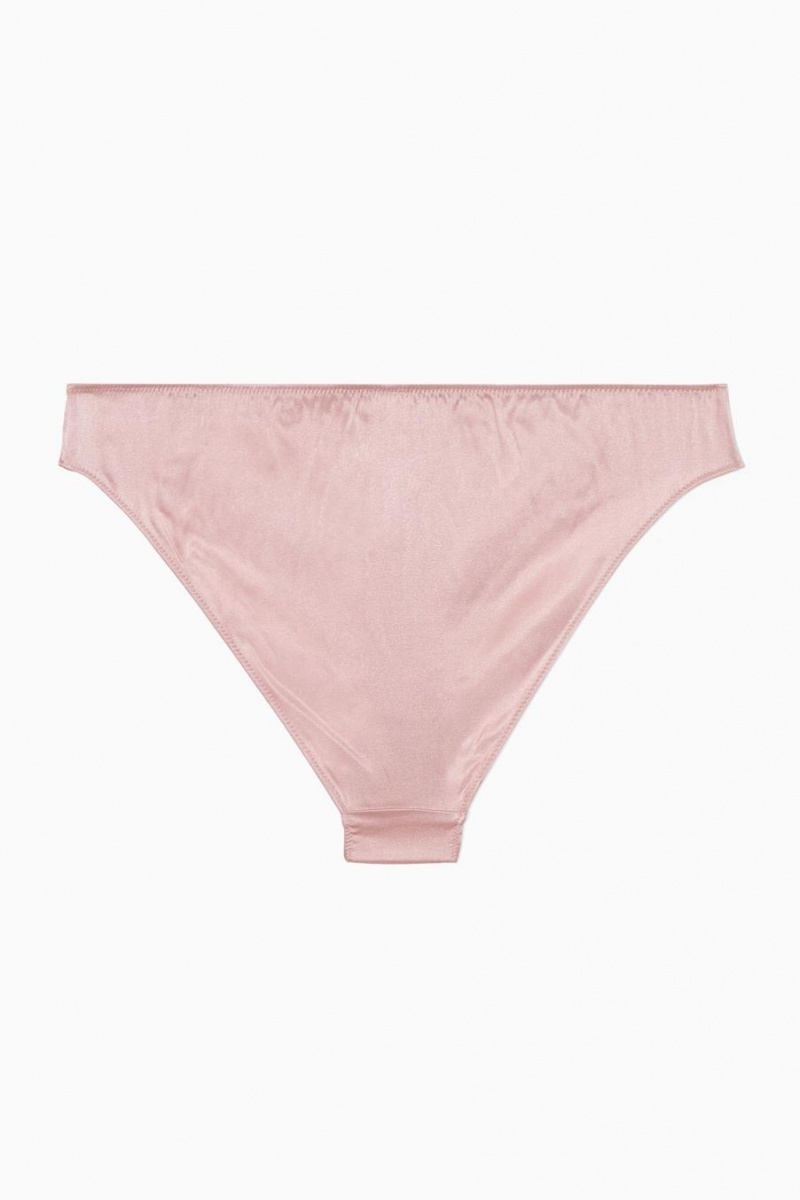 COS Silk-satin Rövidnadrágok Női Rózsaszín | UPA-185243