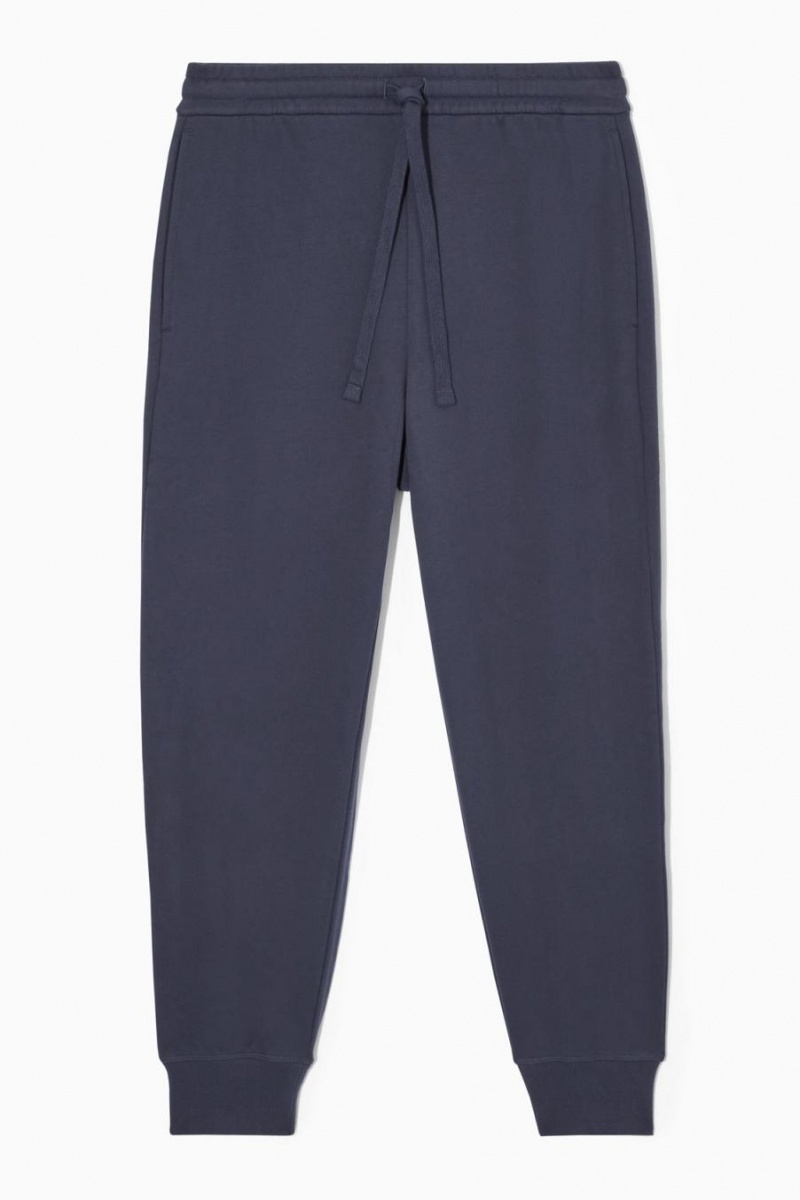 COS Slim-leg Elasticated Nadrág Női Sötétkék | WJS-740928