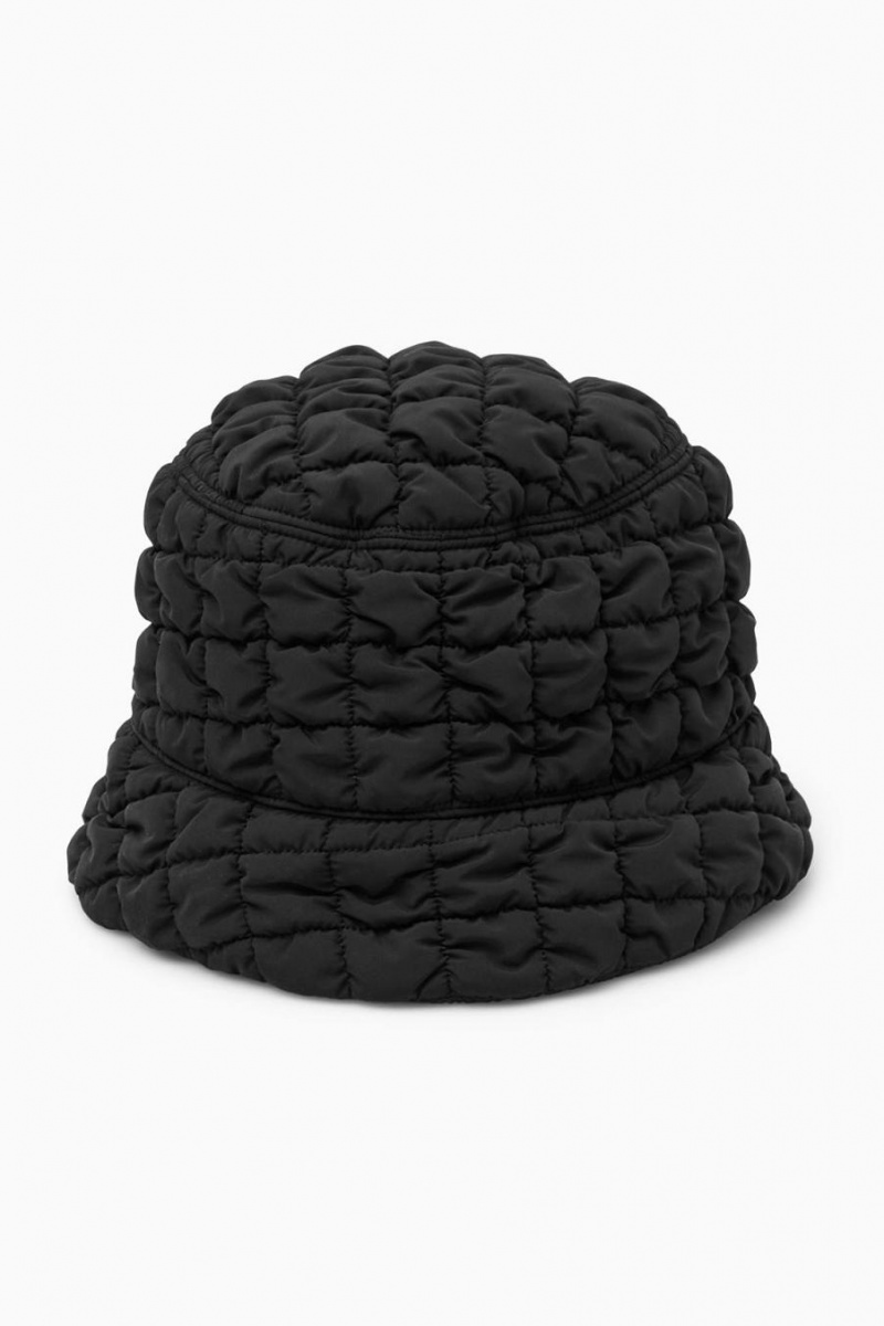 COS Steppelt Bucket Kalap Női Fekete | DBI-741863