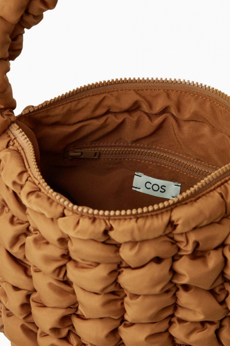 COS Steppelt Mini Táska Női Világos Barna | LDE-458936
