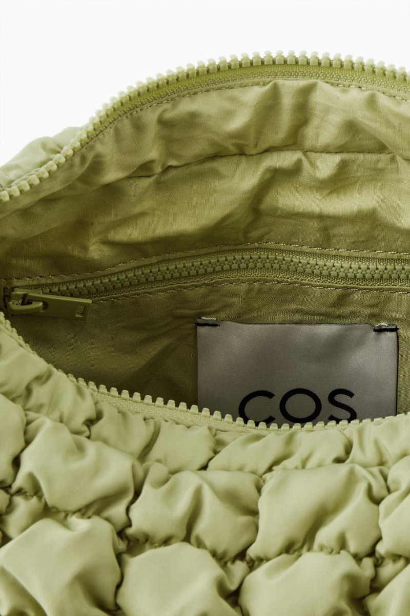 COS Steppelt Mini Táska Női Világos Zöld | NMY-620358