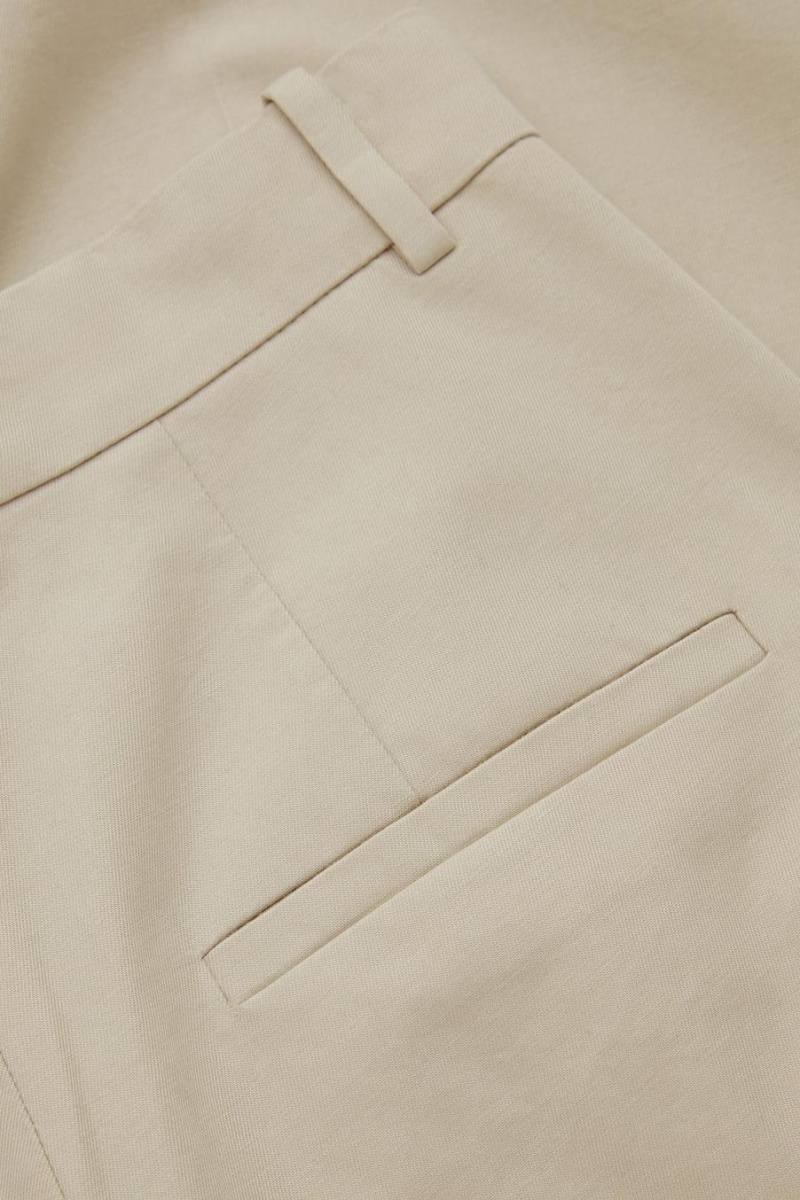 COS Széles Cipő-leg Tailored Nadrág Női Bézs | RUJ-946071