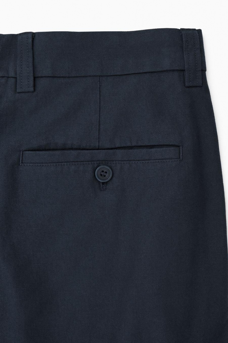 COS Tapered Utility Nadrág Férfi Sötétkék | OFV-421507