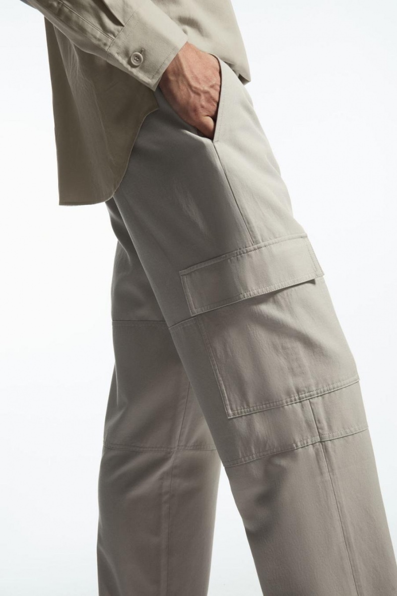COS Tapered Utility Nadrág Férfi Szürke | KSG-930286