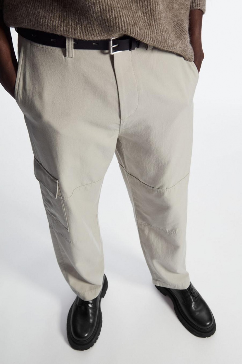 COS Tapered Utility Nadrág Férfi Szürke | KSG-930286