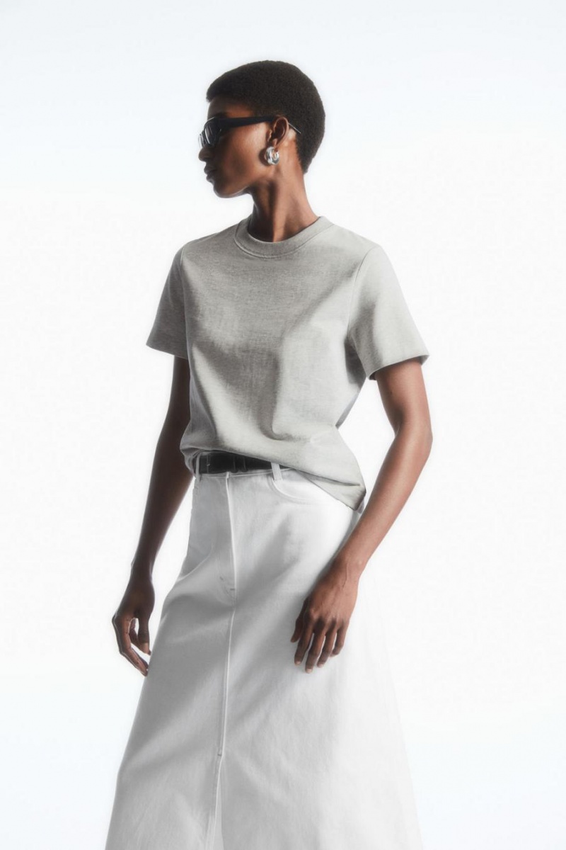 COS The Clean Cut Póló Női Szürke | QNI-621738