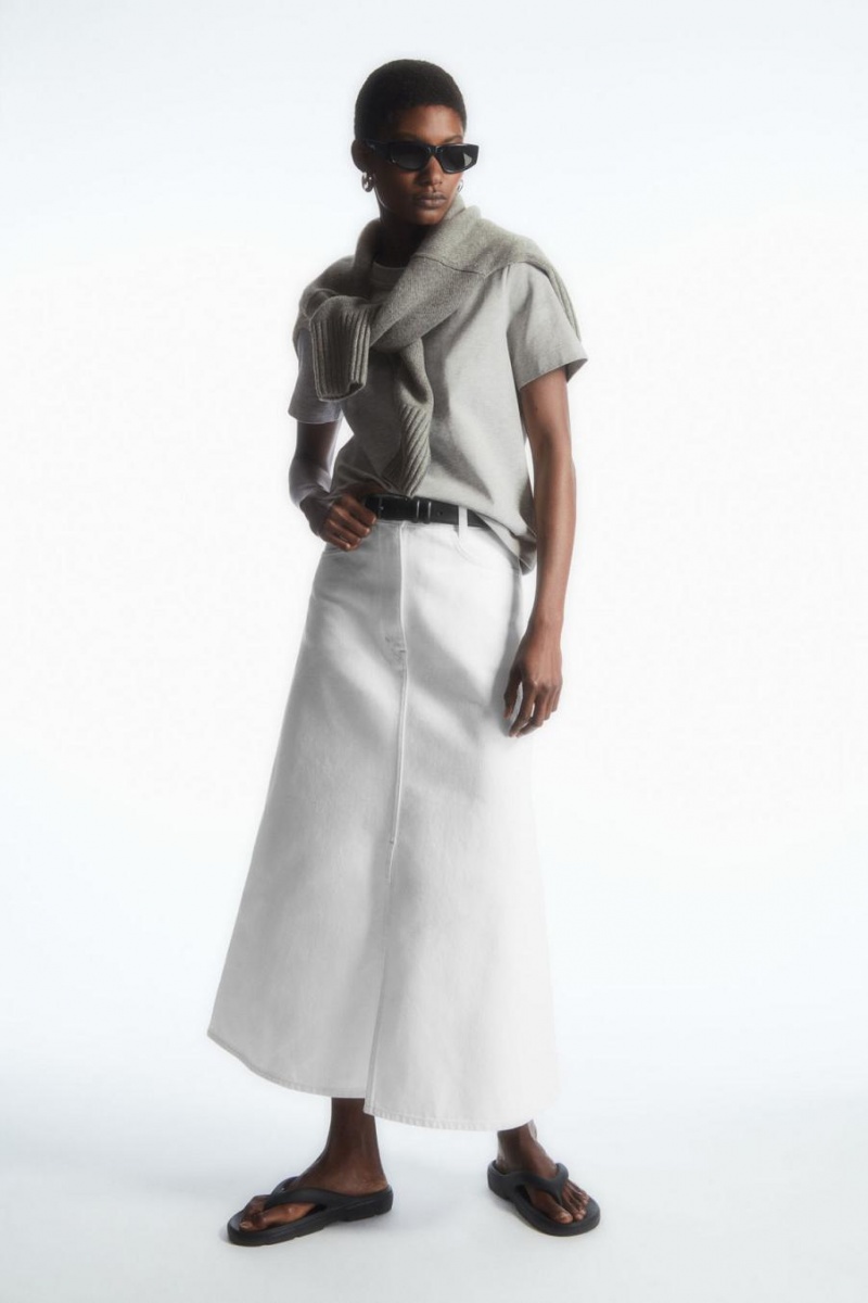 COS The Clean Cut Póló Női Szürke | QNI-621738