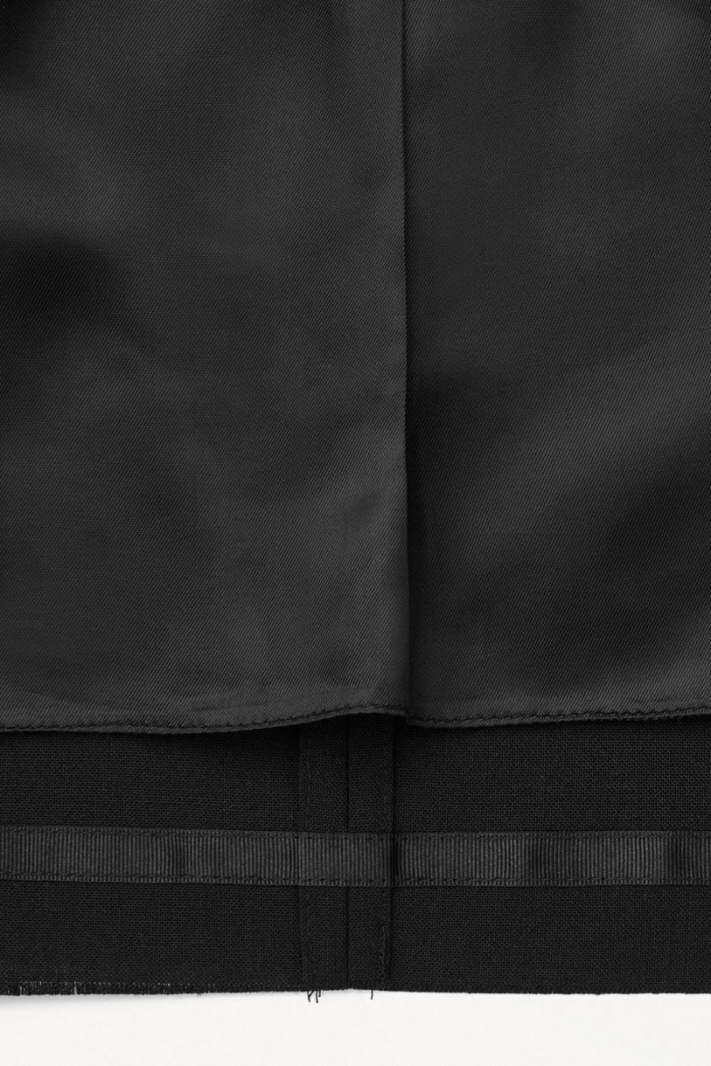 COS The Deconstructed Blézer Női Fekete | NDP-402819