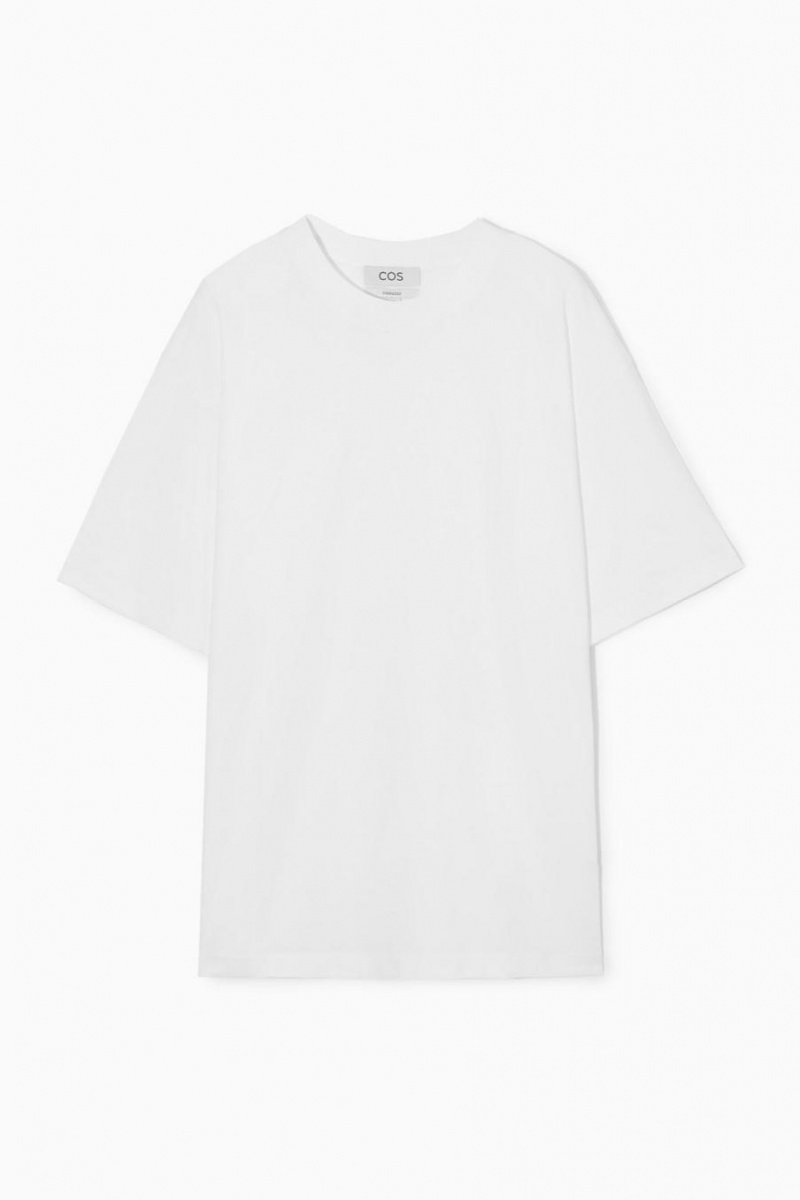 COS The Super Slouch Póló Férfi Fehér | WSX-185692