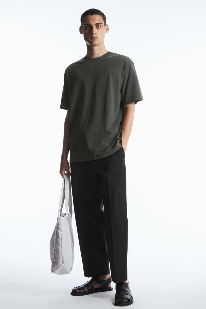 COS The Super Slouch Póló Férfi Szürke | SBO-407692