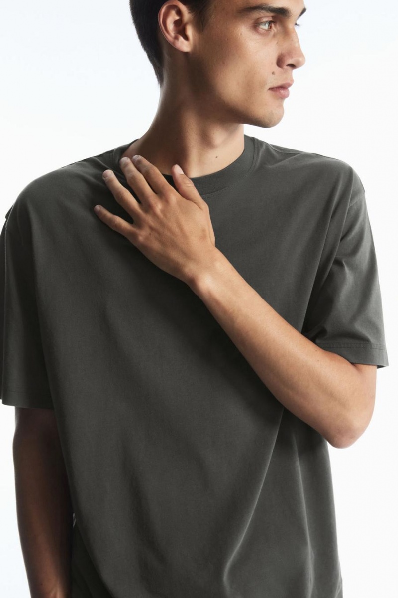COS The Super Slouch Póló Férfi Szürke | SBO-407692