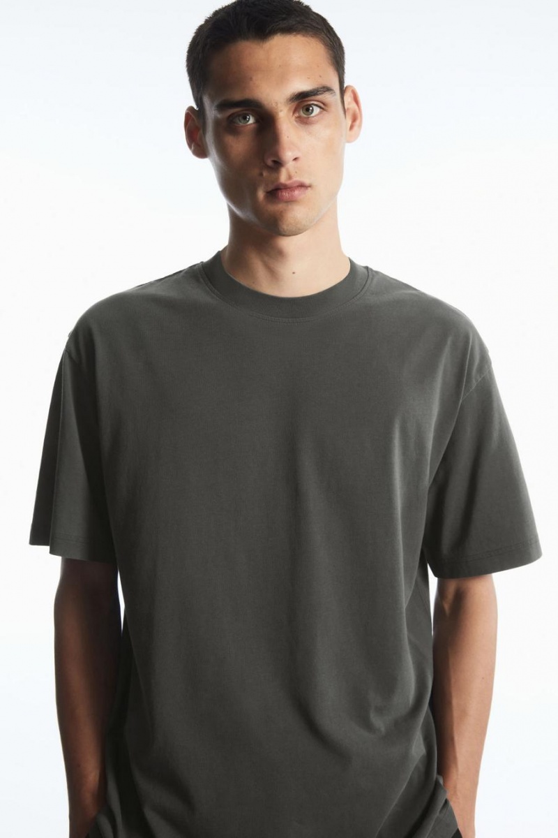 COS The Super Slouch Póló Férfi Szürke | SBO-407692