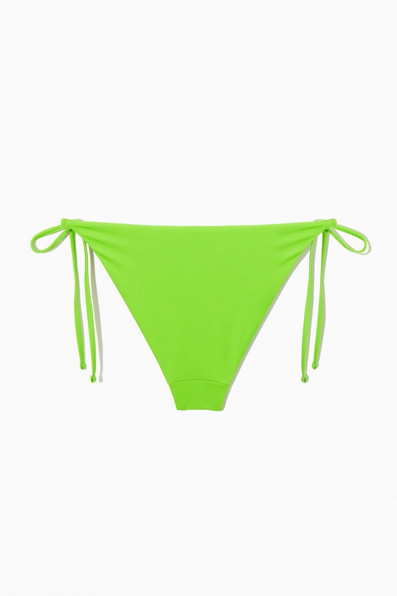 COS Tie-side Bikini Briefs Úszóruhák Női Világos Zöld | WBL-745038