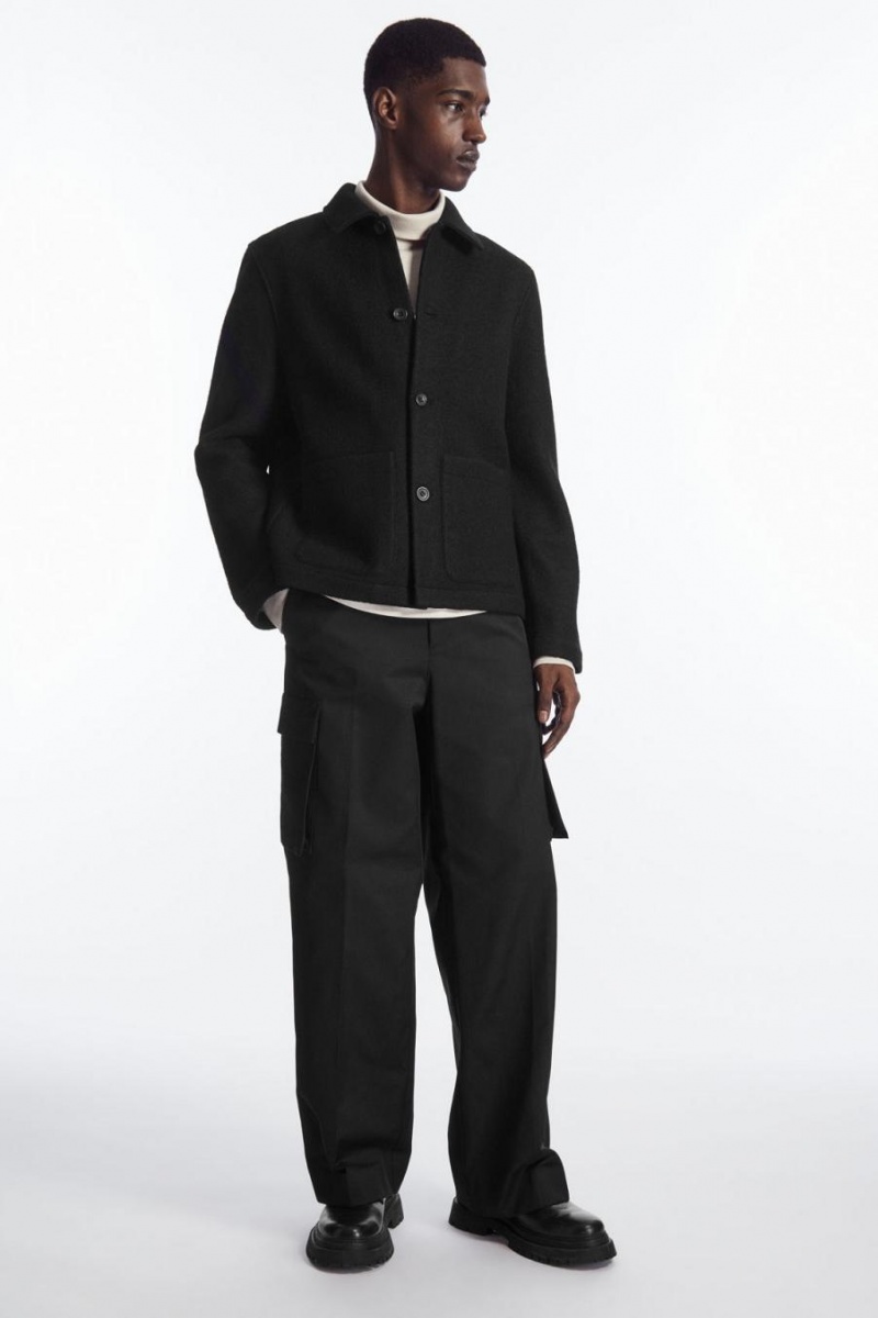 COS Turtleneck Pulóver Férfi Világos Bézs | MJE-489076