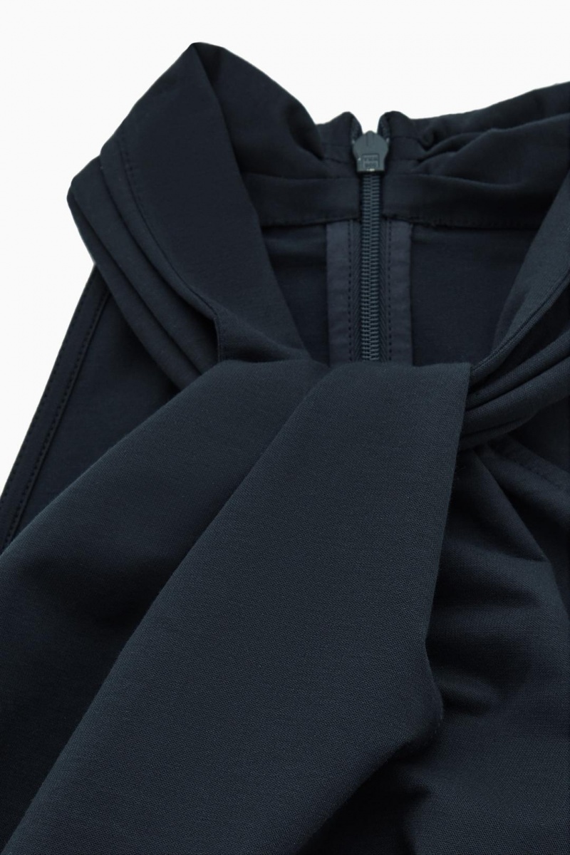 COS Twist-detail Halternec Jumpsuit Női Sötétkék | XWF-764015