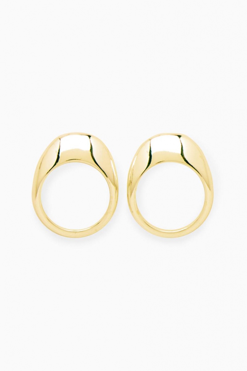 COS Two-pack Domed Gyűrű Női Arany | DES-081463
