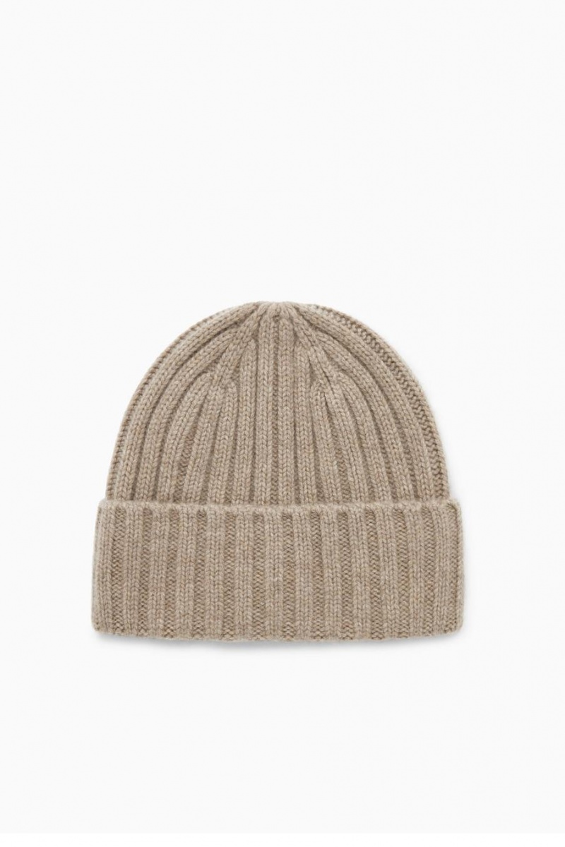 COS Vaskos Pure Cashmere Télisapka Női Bézs | BCV-204793